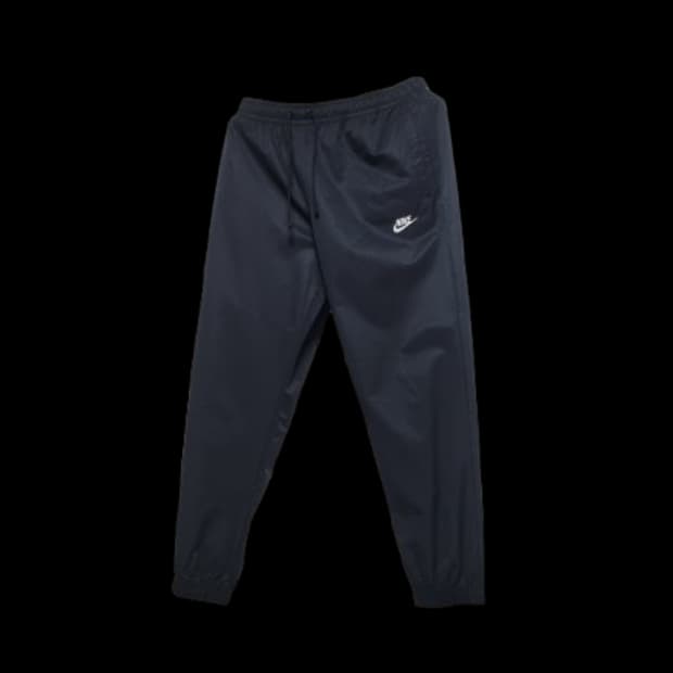 남성XL 2025 나이키 에센셜 언라인드 커프 우븐 팬츠 바지 블랙 검정