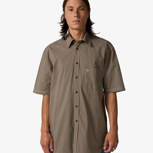 [L,XL]이알엘 ERL 체크 셔츠/브라운