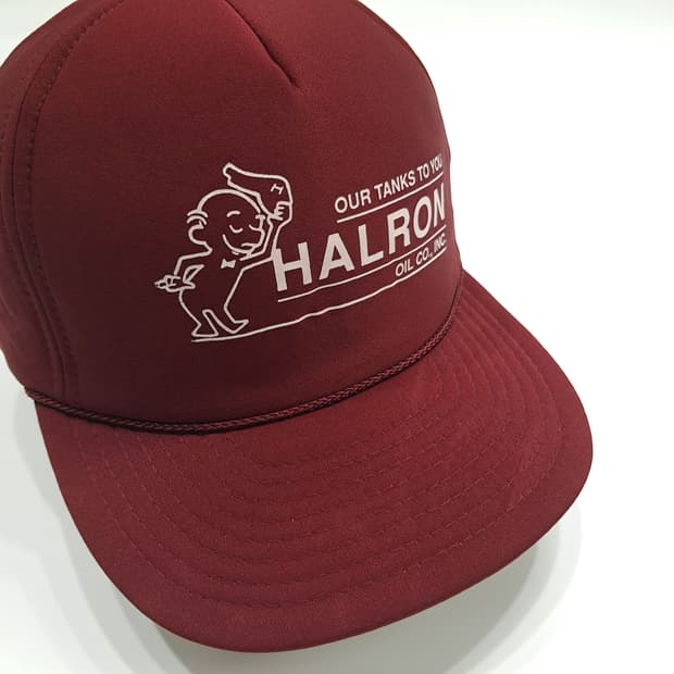 빈티지 Halron Oil 로고 로프캡 P1091