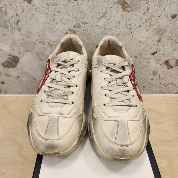 구찌 라이톤 더티 남성 스니커즈 41 552093