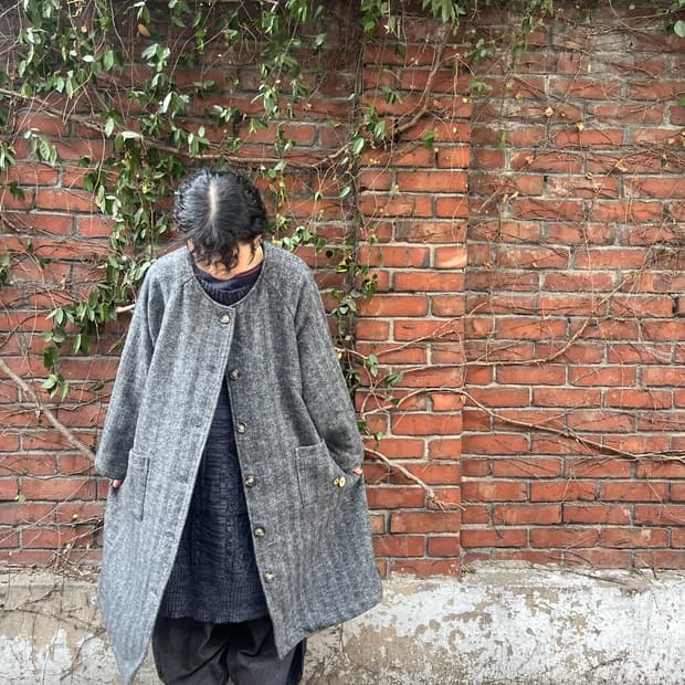 일본 데일리 무드 롱 코트