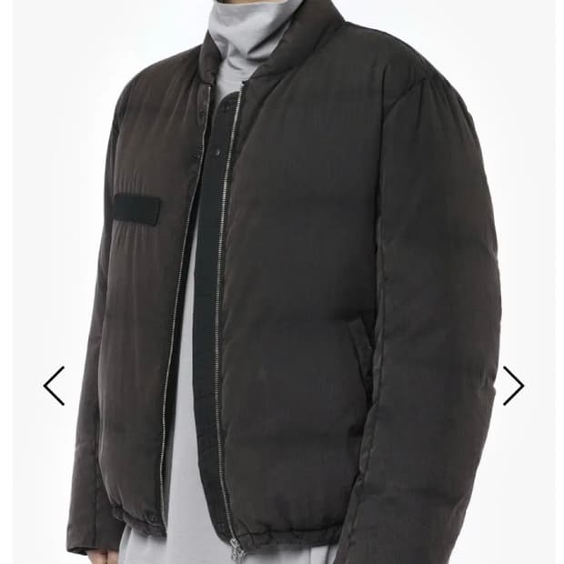 이얼즈어고 푸퍼 자켓 패딩 블랙 S