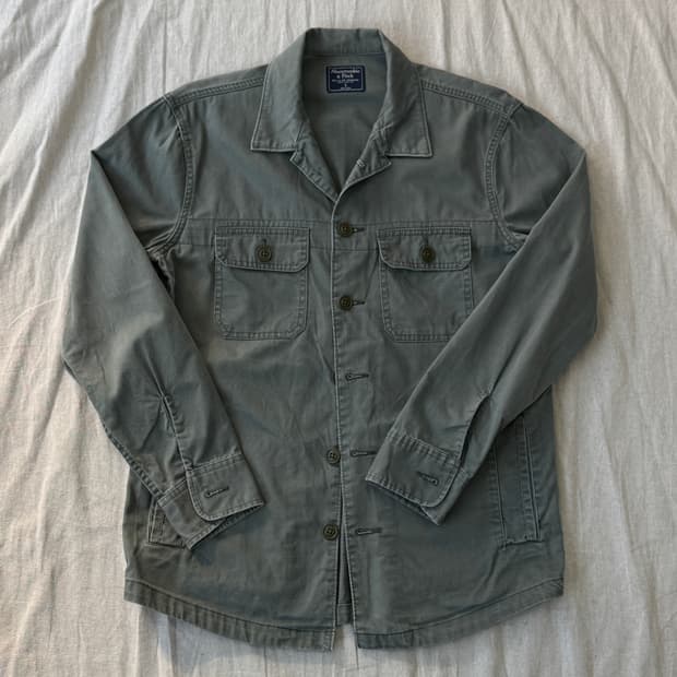 아베크롬비 빈티지 밀리터리 워싱 셔츠 자켓 S