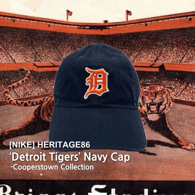 나이키 네이비 모자 NIKE MLB 디트로이트 타이거즈 헤리티지86 볼캡