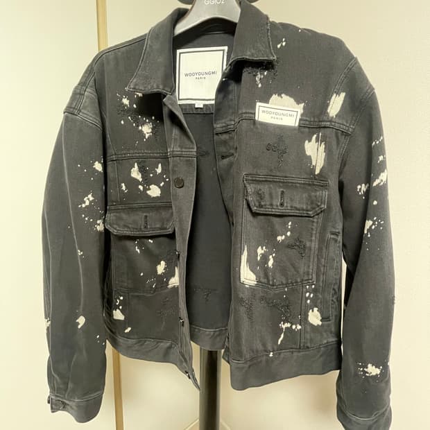 우영미 데님 자켓