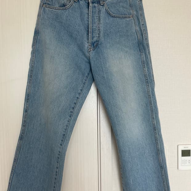 (S)이얼즈어고 FLAWLESS 플로리스 데님 와이드03 라이트 인디고