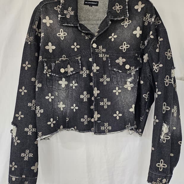 써저리 모노그램 클로버 트러커 자켓 L