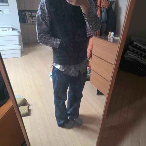 A.P.C 패딩조끼 S