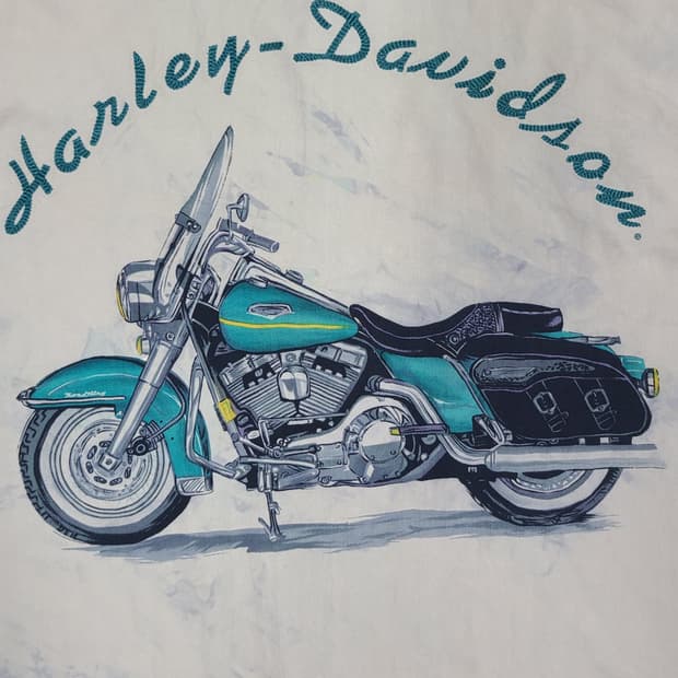 Harley Davidson X Tori Richard 하와이안 실크셔츠