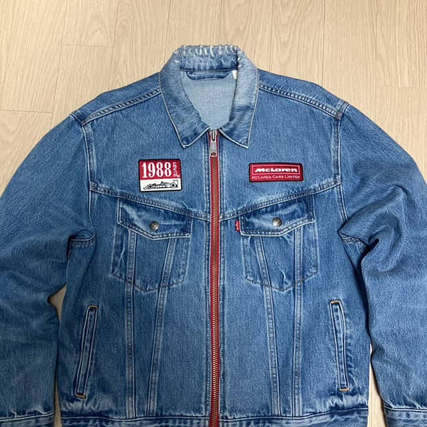 Levi's x McLaren F1 Team 트러커 자켓