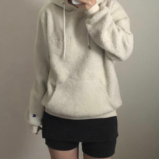 챔피온 스펠아웃 쉐르파 후드티