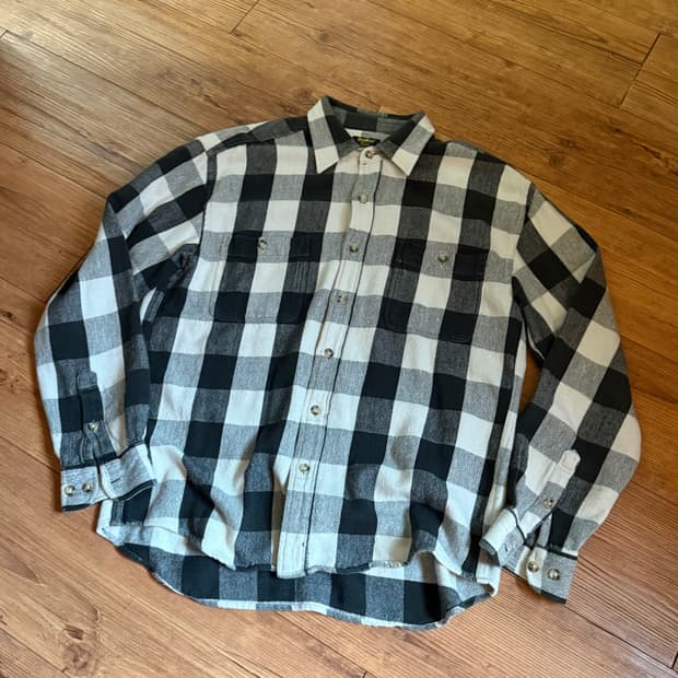 oshkosh 체크 워크셔츠 L