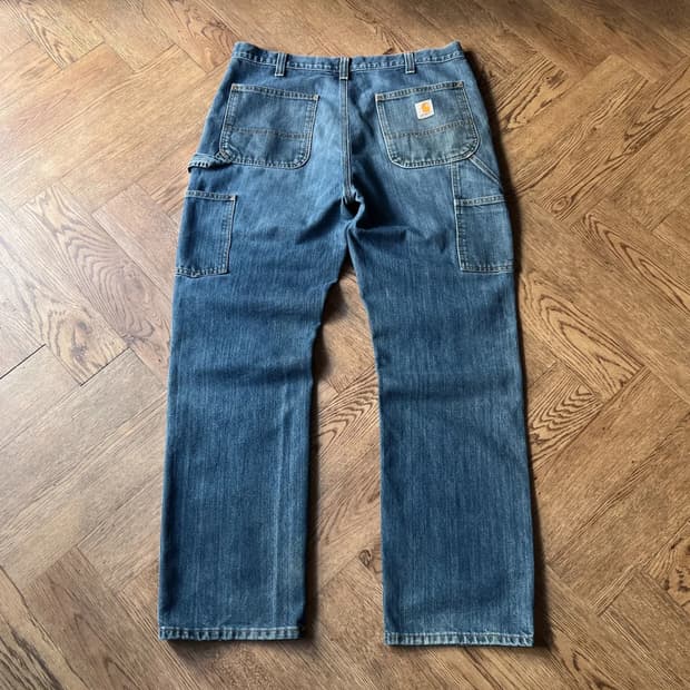 [36]칼하트 USA 빈티지 워싱 싱글니 카펜터 워크 데님 팬츠