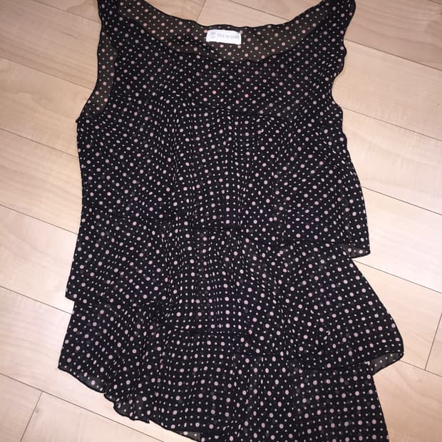 빈티지 프릴언발슬리브리스