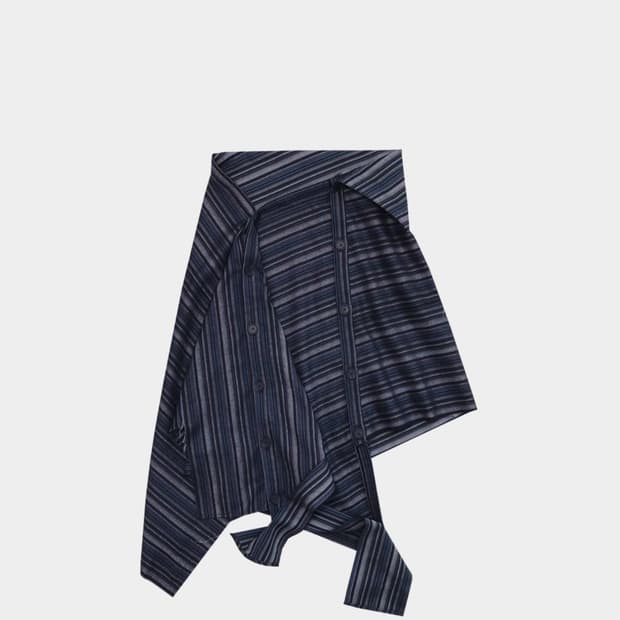 공테잎 0tape BUTTON WRAP SKIRT