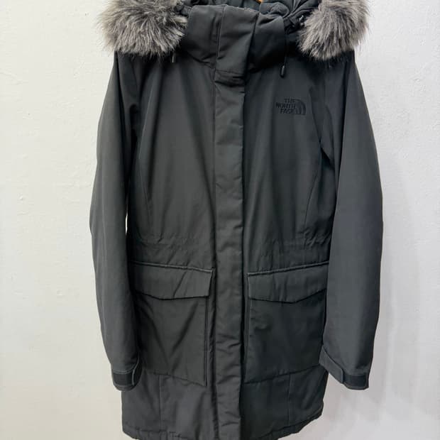 정품) 노스페이스 여성 화이트라벨 롱패딩 S