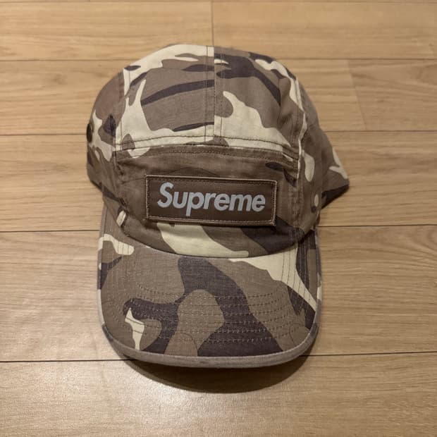 supreme 슈프림 밀리터리 캠프캡 스톤 카모