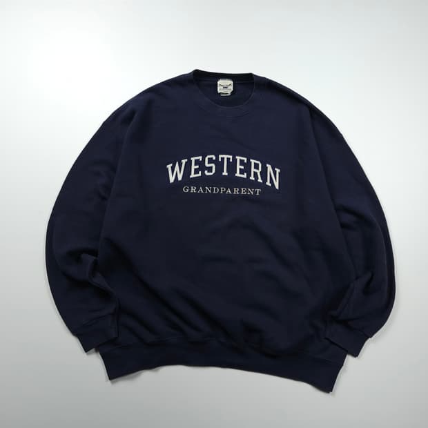 USA 오리지널 빈티지 웨스턴 스웻 셔츠 (XL)