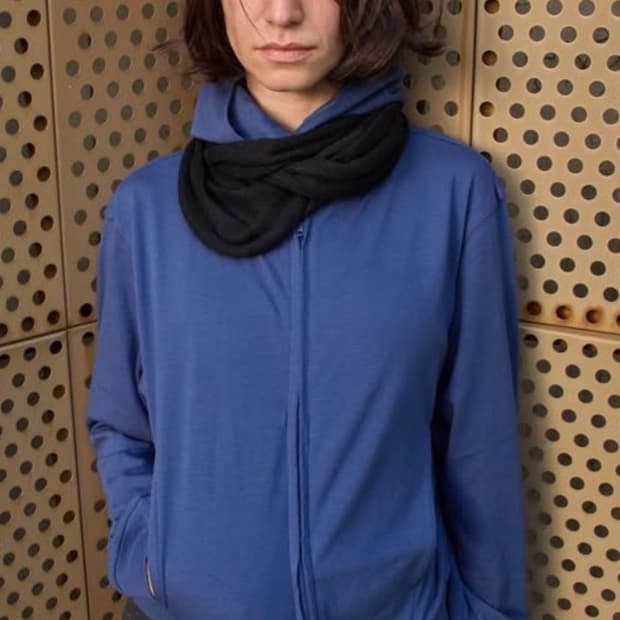 머듈 lounge hoodie zipup blue 2