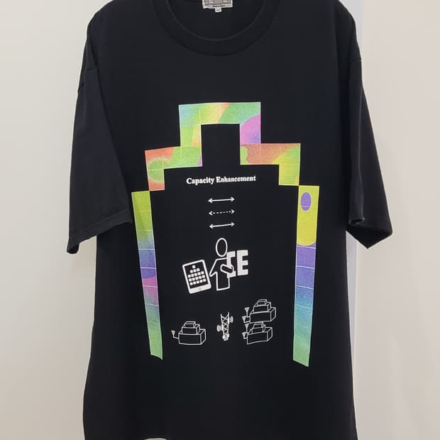 카브엠트 CAV EMPT 오버사이즈 블랙 티셔츠 XXL사이즈