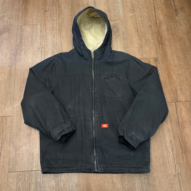 디키즈 양털 후드 워크자켓