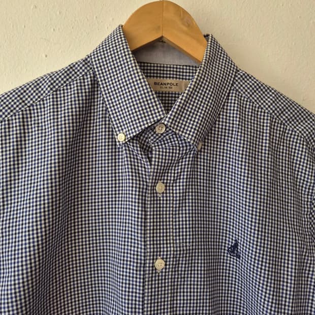 빈폴 남성 반팔체크셔츠 100사이즈