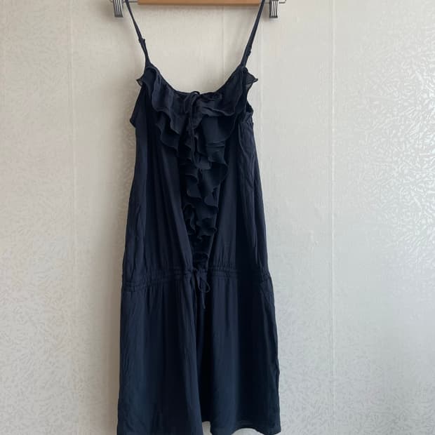 일본 빈티지 어스앤에코  프릴 원피스