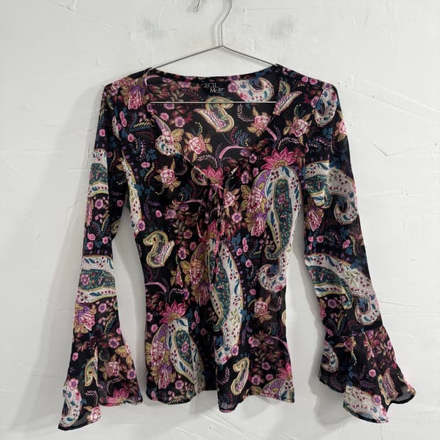 Cecil mc bee oriental blouse