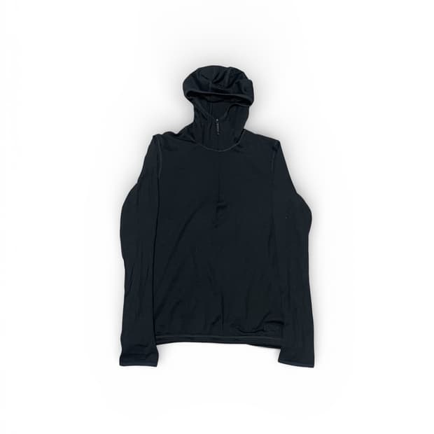 L) 프라다 스트링 후드 반 집업 슬리브