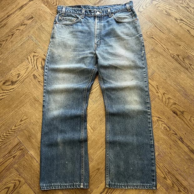 [36]90's 리바이스 517 USA Made 플레어핏 데님팬츠 L52