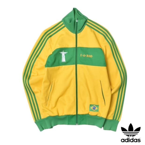 90S 아디다스 브라질 트랙탑 져지 자켓 95