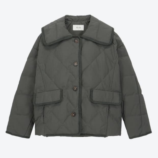 한섬 SJSJ 여성 구스 패딩 다운 점퍼 구스다운 SJ 에스제이