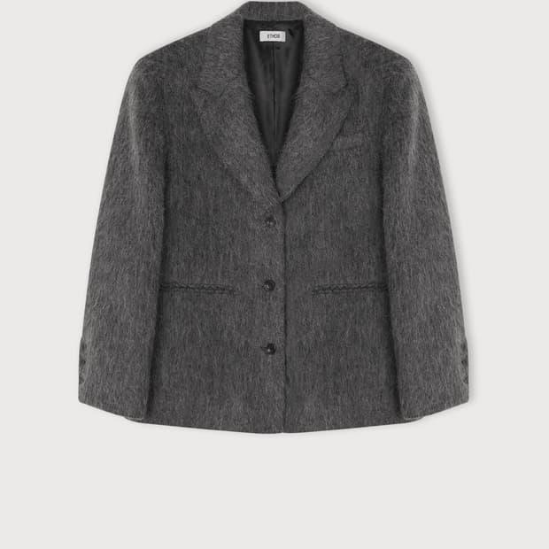 새상품) 에토스 클래식 울 자켓 그레이