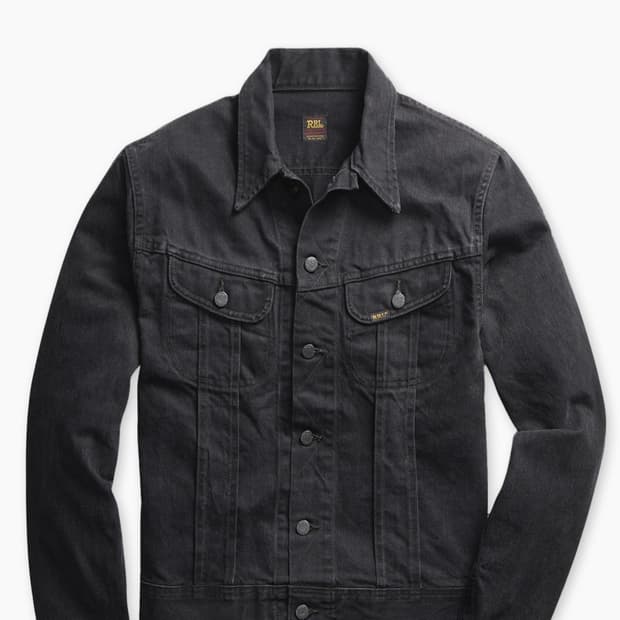 RRL lot271 블랙 트러커 데님자캣 신품 L사이즈 리랜드