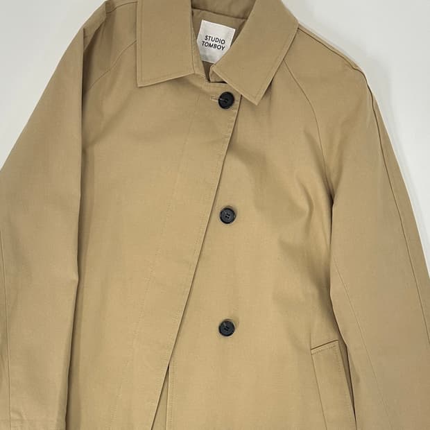 cotton trench 싱글 코튼트렌치 