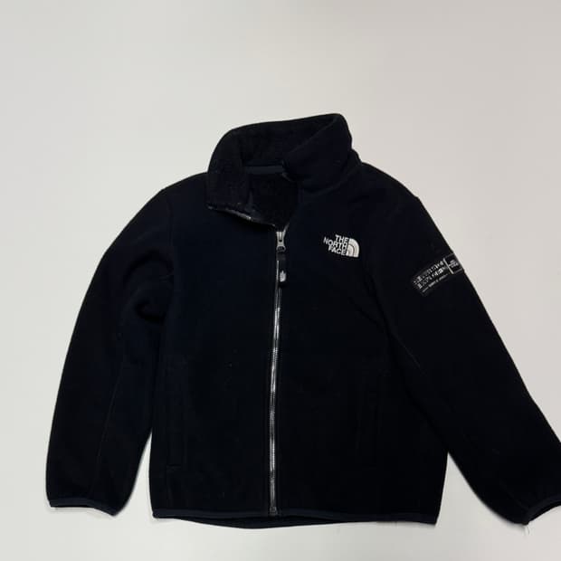 노스페이스 키즈 블랙 후리스 자켓 130