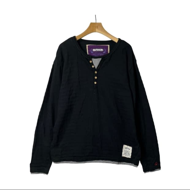 아웃도어 프로덕트 헨리넥 티셔츠