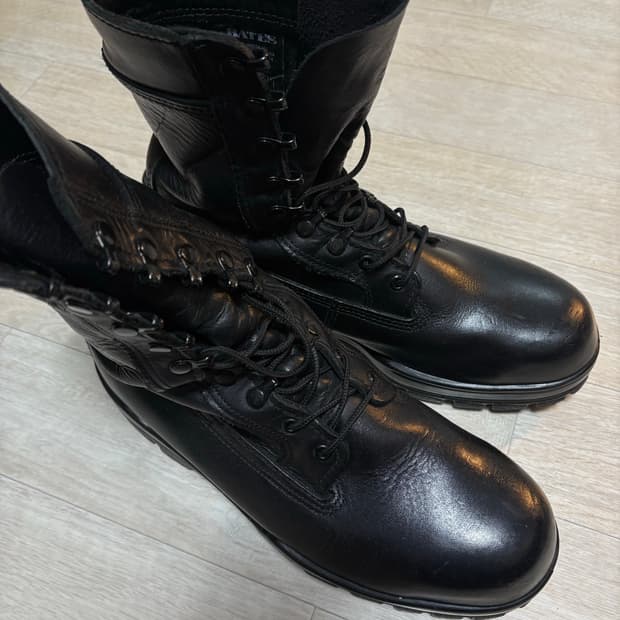 베이츠 군화 컴뱃 부츠 워커 블랙