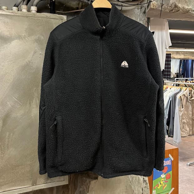 나이키 acg 리버시블 플리스 자켓 블랙 100 #csz2387