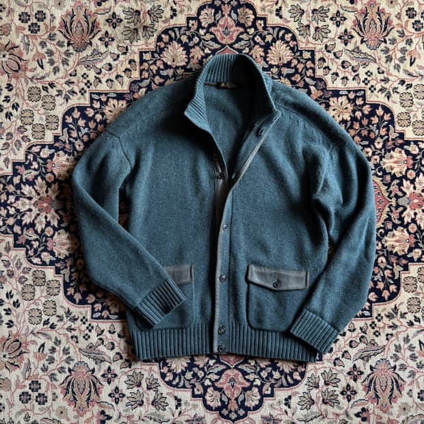 Loro Piana 로로피아나 캐시미어 스웨이드 가디건 105