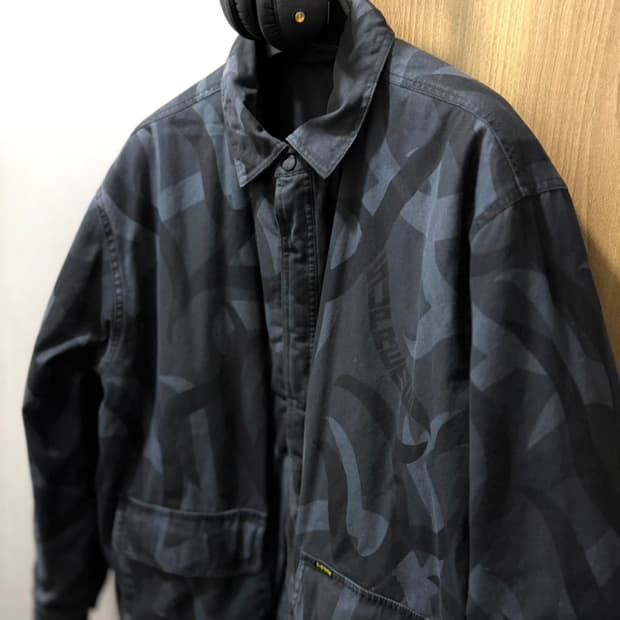 슈프림 [민트급.정품] 리버시블 패딩 (시세 95만) 워크 코치 자켓 L