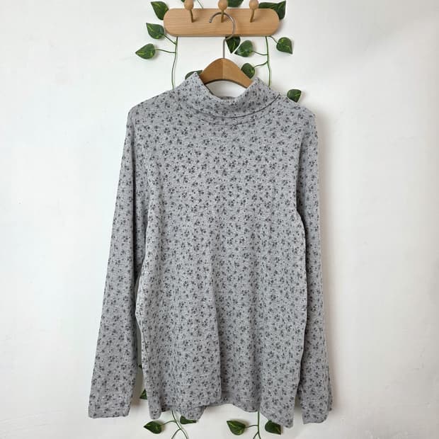 잔꽃 목폴라 슬리브