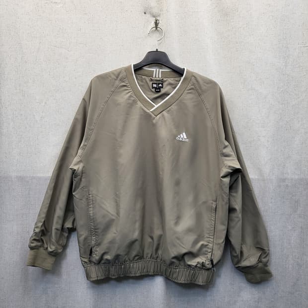 아디다스 브이넥 윈드브레이커