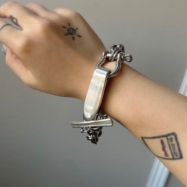 마지막 재고💙💙 chainmail bracelet