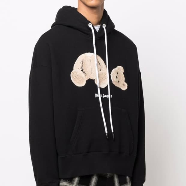 22FW 테디베어 후드 블랙