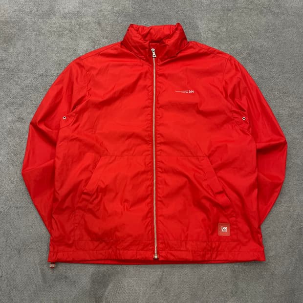 95 Lee 리 바람막이 자켓 레드