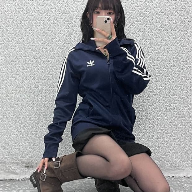 아디다스 올드스쿨 빈티지 유로파 슬림핏 져지 집업 110 C11230