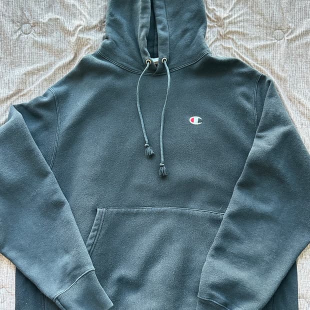 챔피온 리버스위브 후드티 XL 블랙