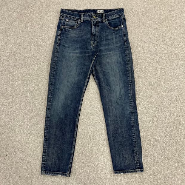 [30] 모드나인 펑크타운 크롭핏 데님 청바지 0105M1