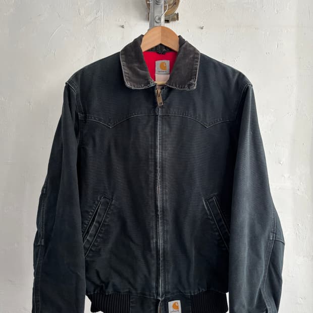 Carhartt 칼하트 90s 산타페 블랙 워크 자켓